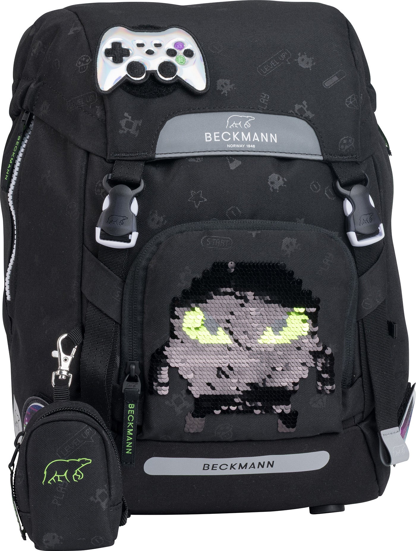 Skolesekk 1.kl Pixel Classic 22L
