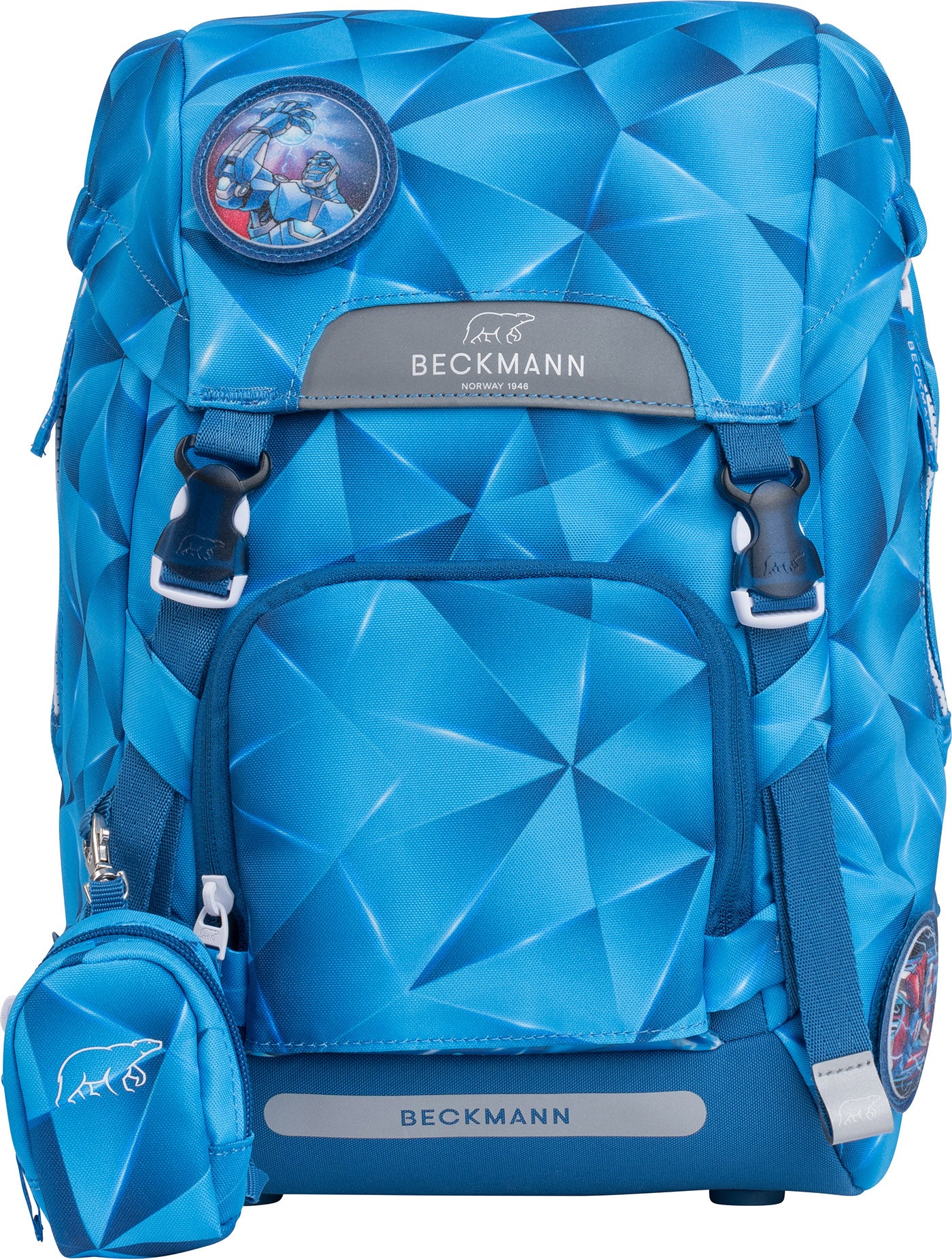 Skolesekk 1.kl Blue Lightning Classic 22L