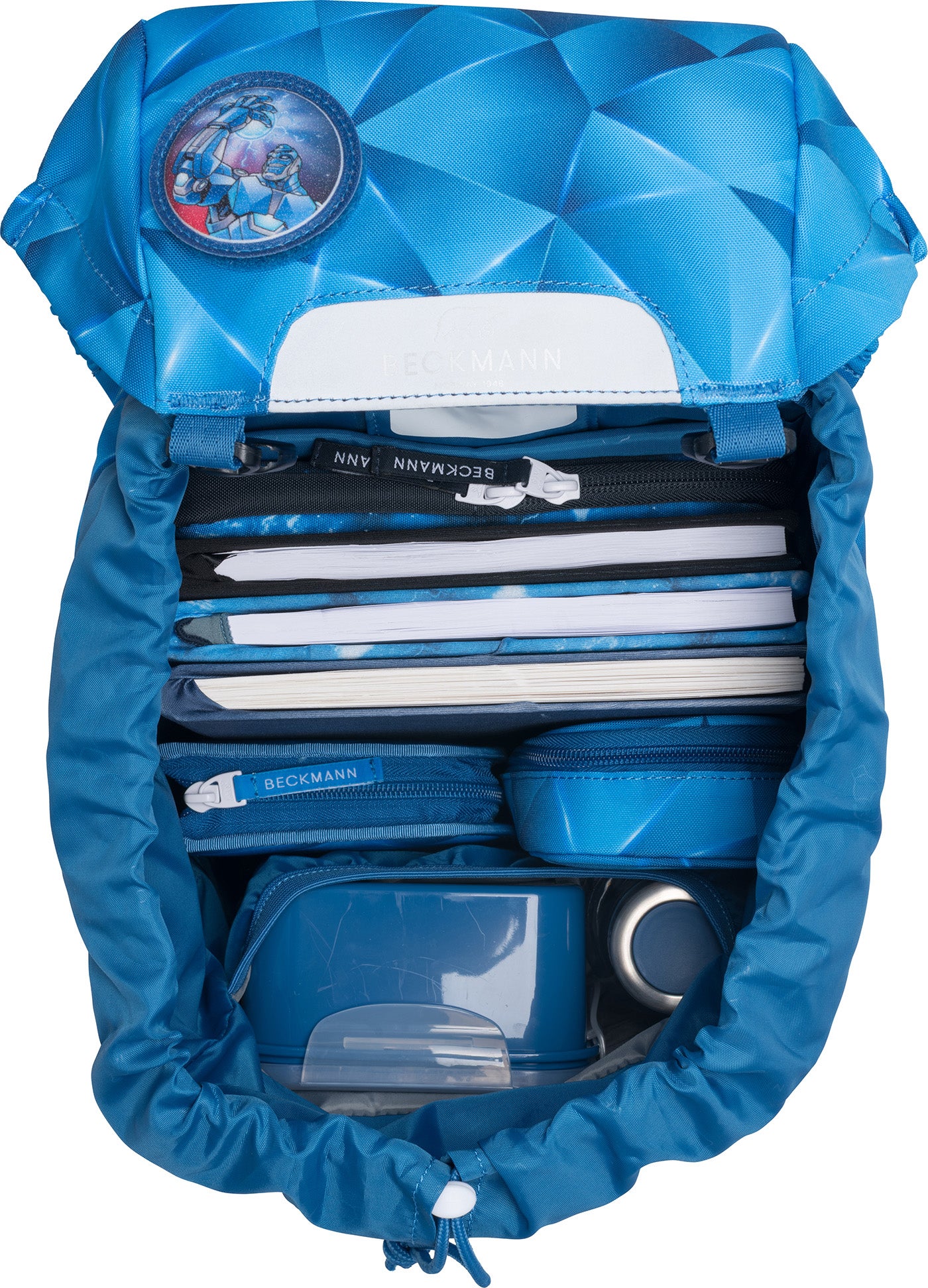 Skolesekk 1.kl Blue Lightning Classic 22L