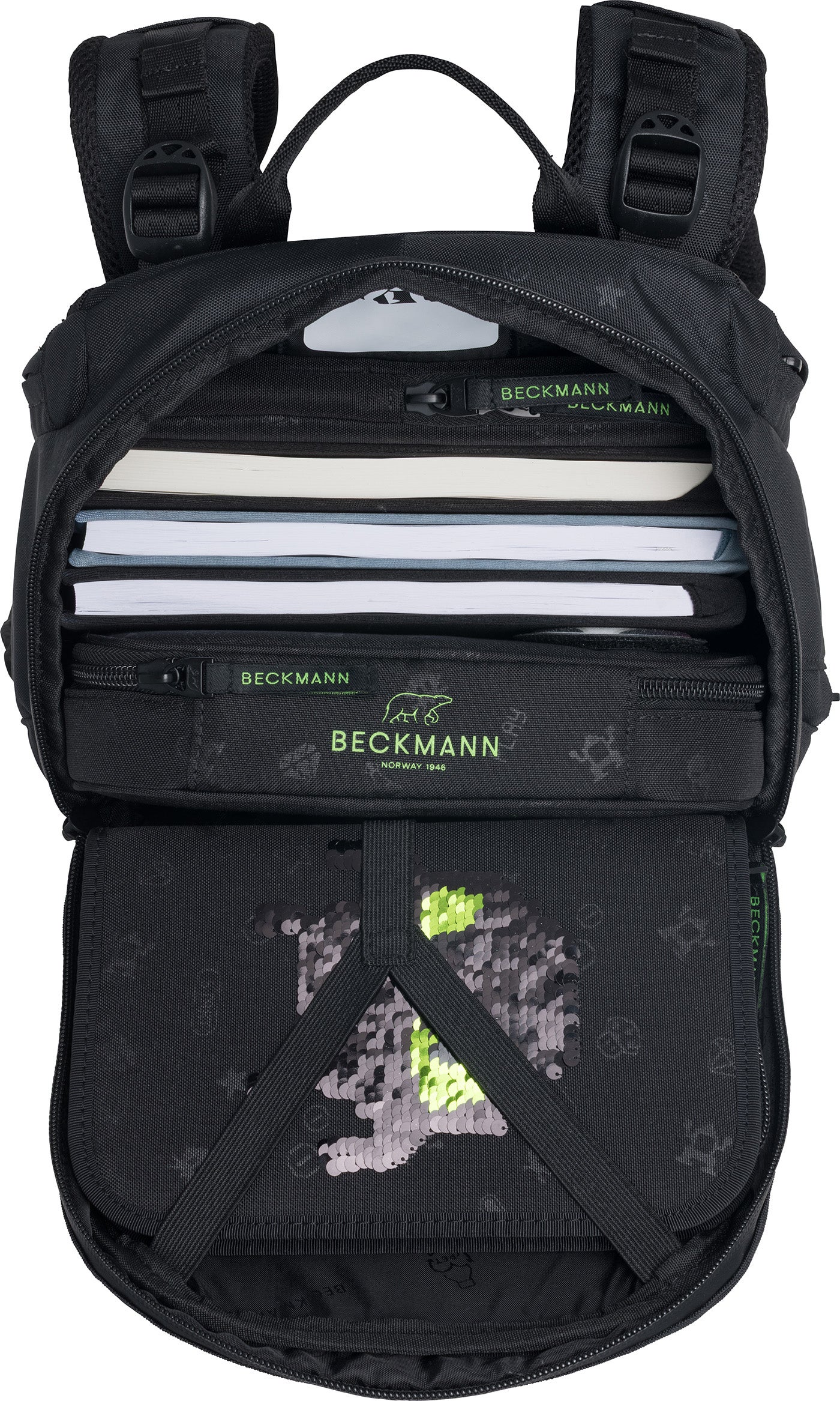 Skolesekk 1.kl Pixel Active Air FLX