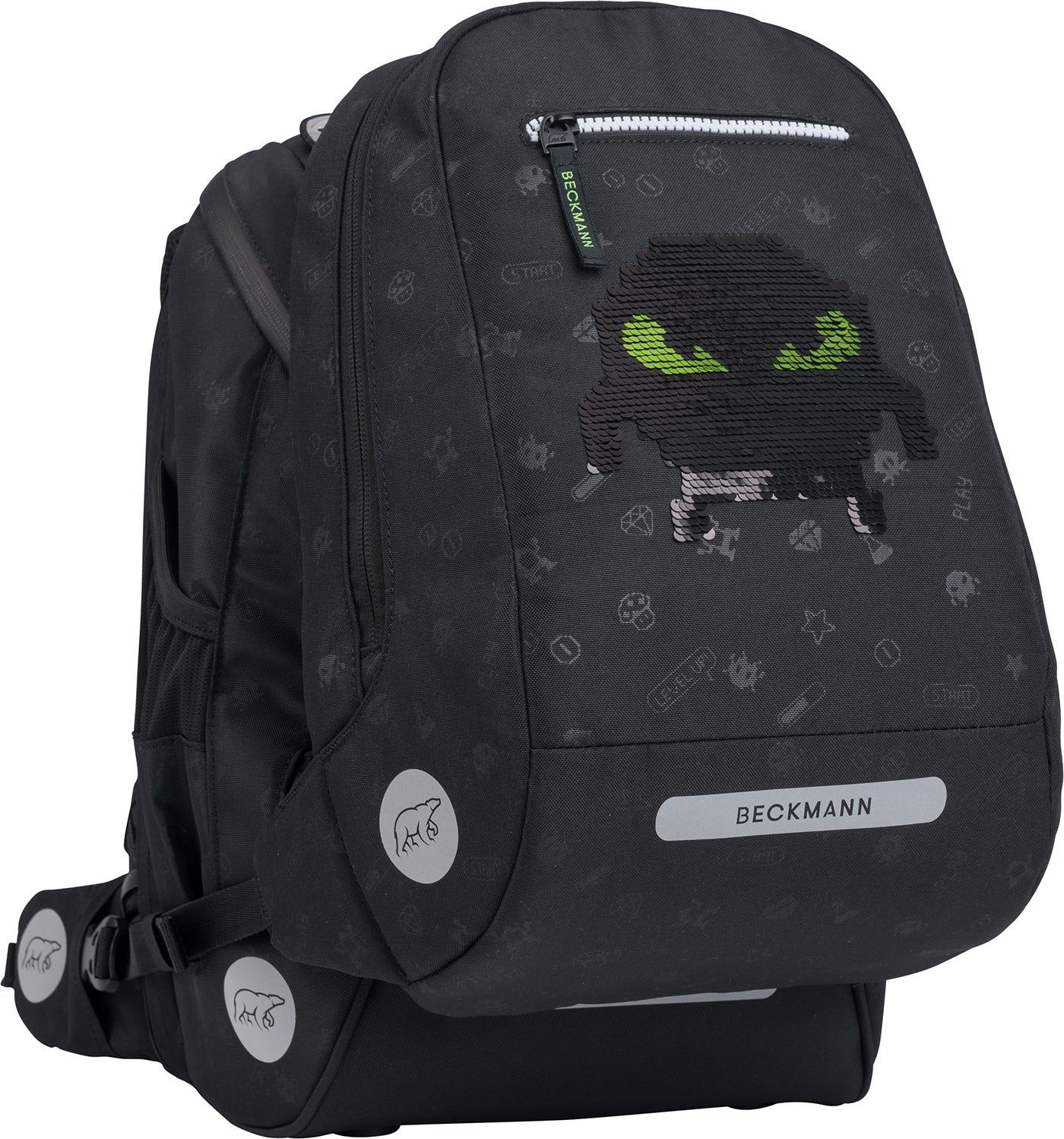Skolesekk 1.kl Pixel Active Air FLX