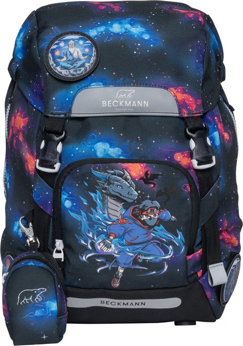 Skolesekk 1.kl Ninja Elements Classic 22L - Beckmann