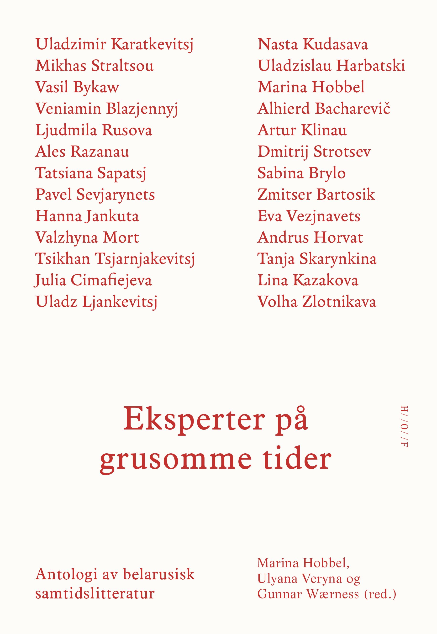 Eksperter på grusomme tider