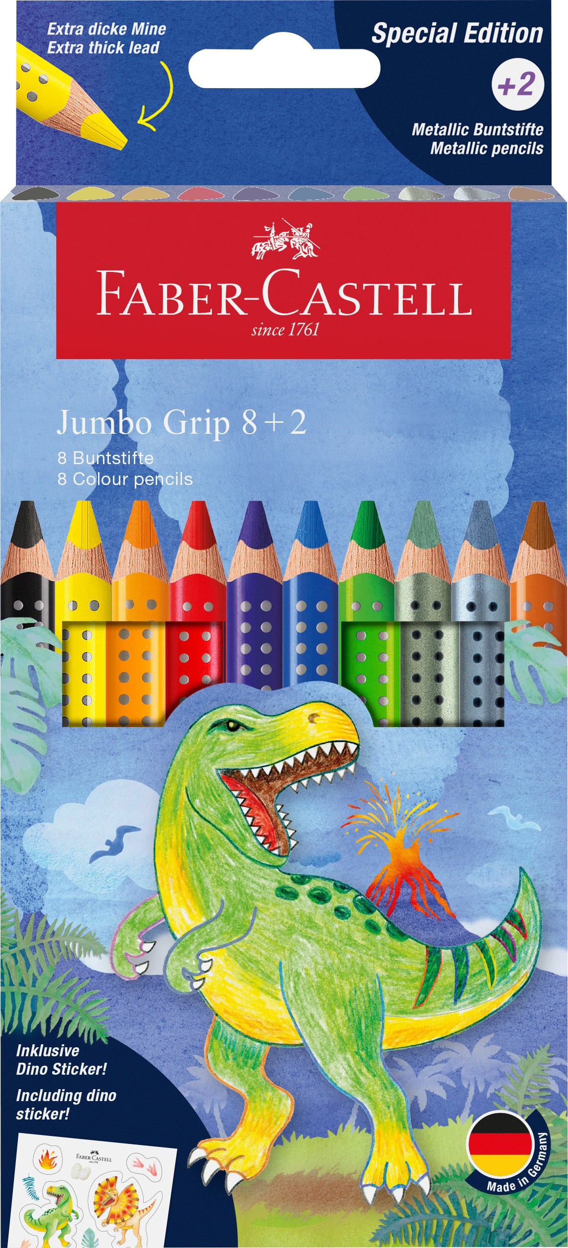 Fargeblyant Faber Grip 8+2 M Kli Mrk