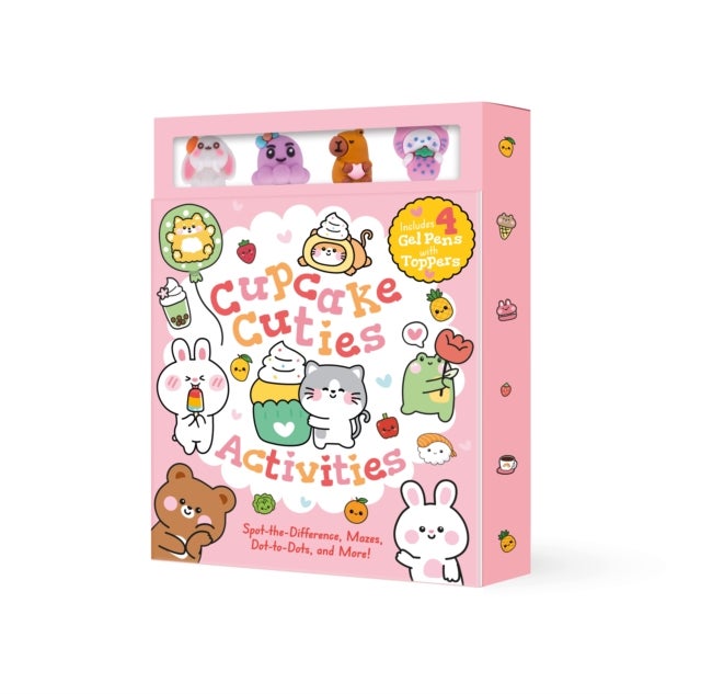 Cupcake Cuties Activities: Includes 4 Gel Pens with Adorable Animal Pen Toppers
