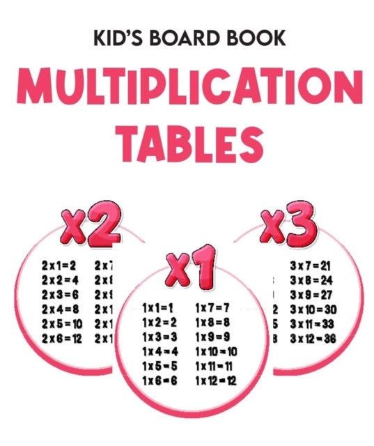Kids Board Book Multiplication Table