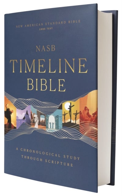 NASB, Timeline Bible, Hardcover, Red Letter, 1995 Text, Comfort Print - A Chronological Journey through Scripture