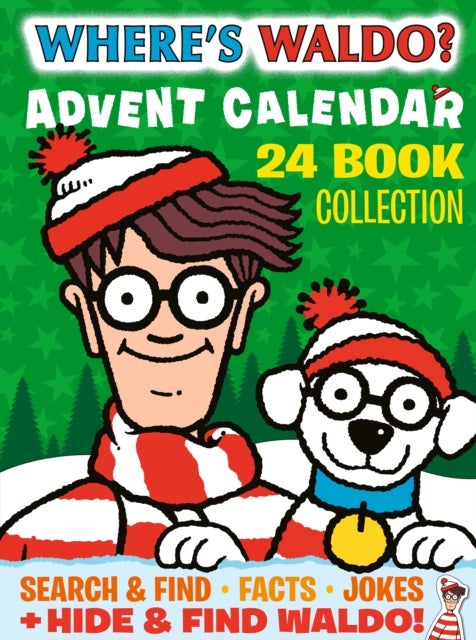 Where's Waldo? Advent Calendar 24-Book Collection - (A Christmas Countdown with 24 Minibooks, Holiday Activities, Jokes, and Family Fun for Kids Ages 5-9)