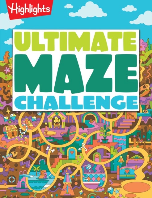 Ultimate Maze Challenge - Maze Activity Book for Kids with 144 Pages of Maze Puzzles & Games, Progressive Difficulty Seek-and-Find Brain Challenges for Kids Ages 7 and Up