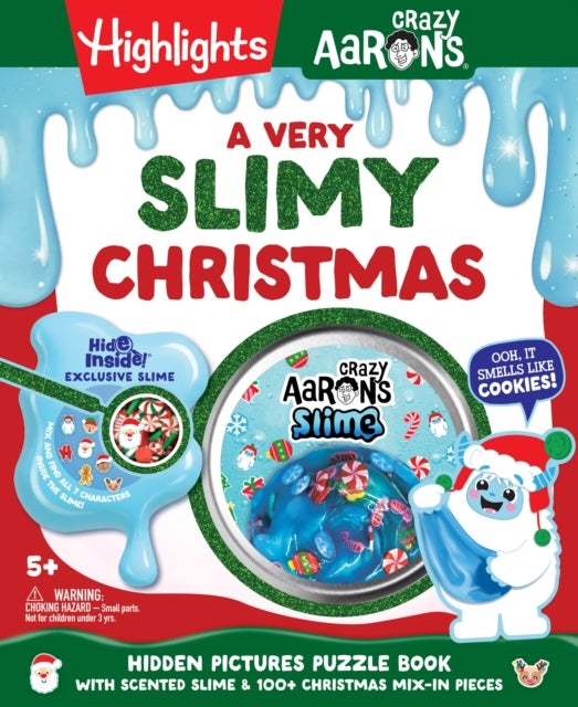 A Very Slimy Christmas - Hidden Pictures Activity Book with Scented Slime & 100+ Christmas Mix-In Pieces