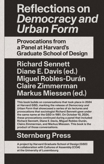 Reflections on Democracy and Urban Form
