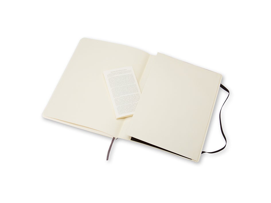 Moleskine Notatbok Myk Blank Sort Xl