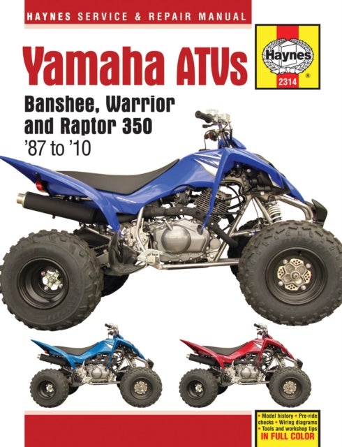 Yamaha Banshee, Warrior & Raptor 350 ATVs (87 - 10) - 1987-2010