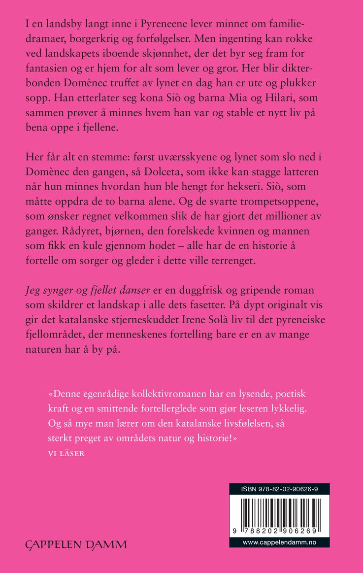 Jeg synger og fjellet danser