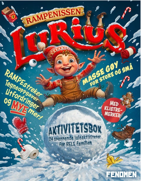 Rampenissen Lurius - aktivitetsbok : 24 spennende juleaktivitetet for hele familien
