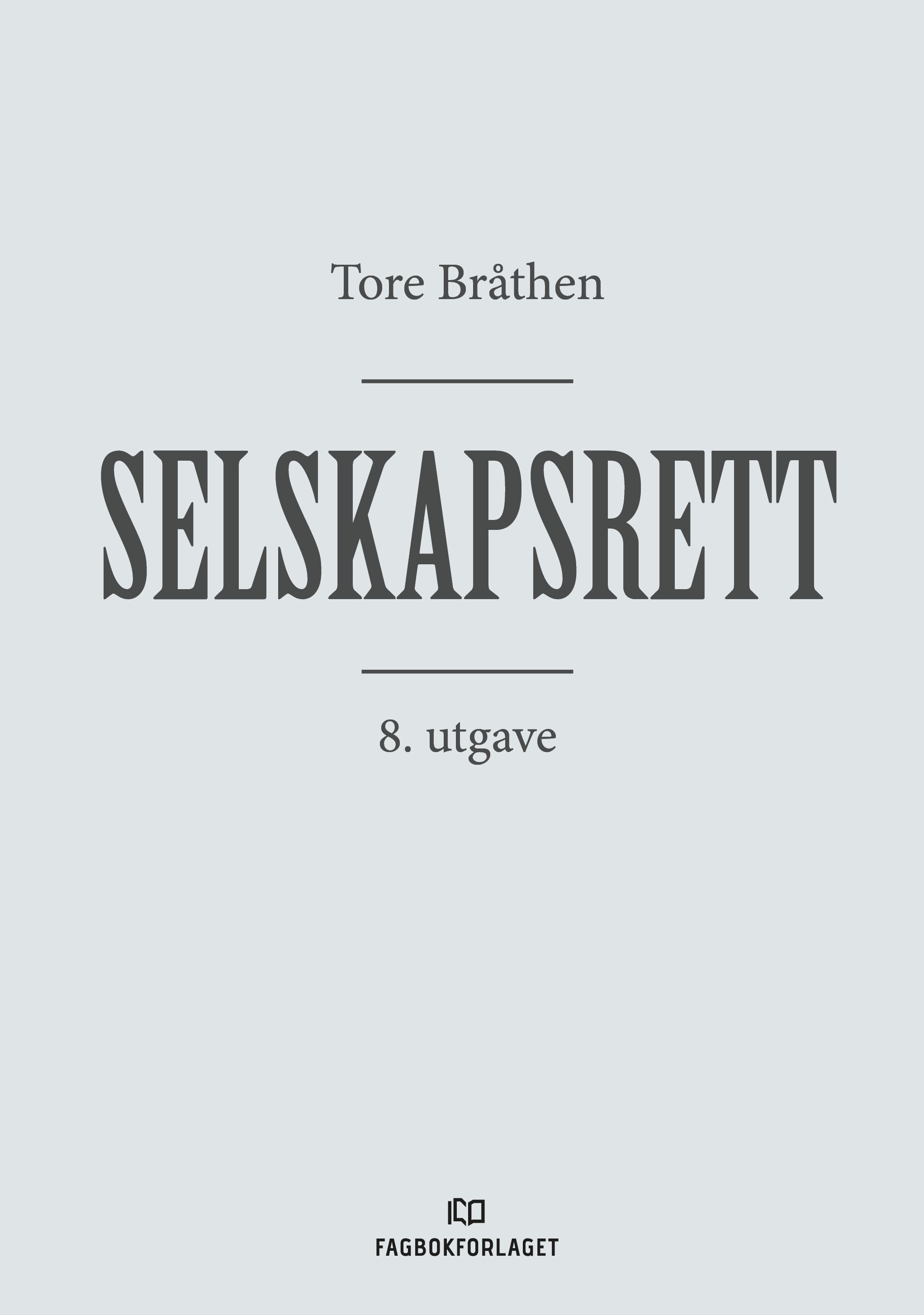 Selskapsrett
