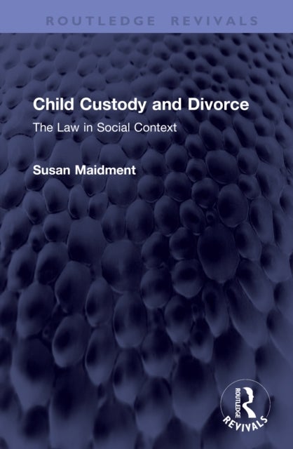 Child Custody and Divorce - The Law in Social Context