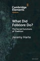 What Did Folklore Do?