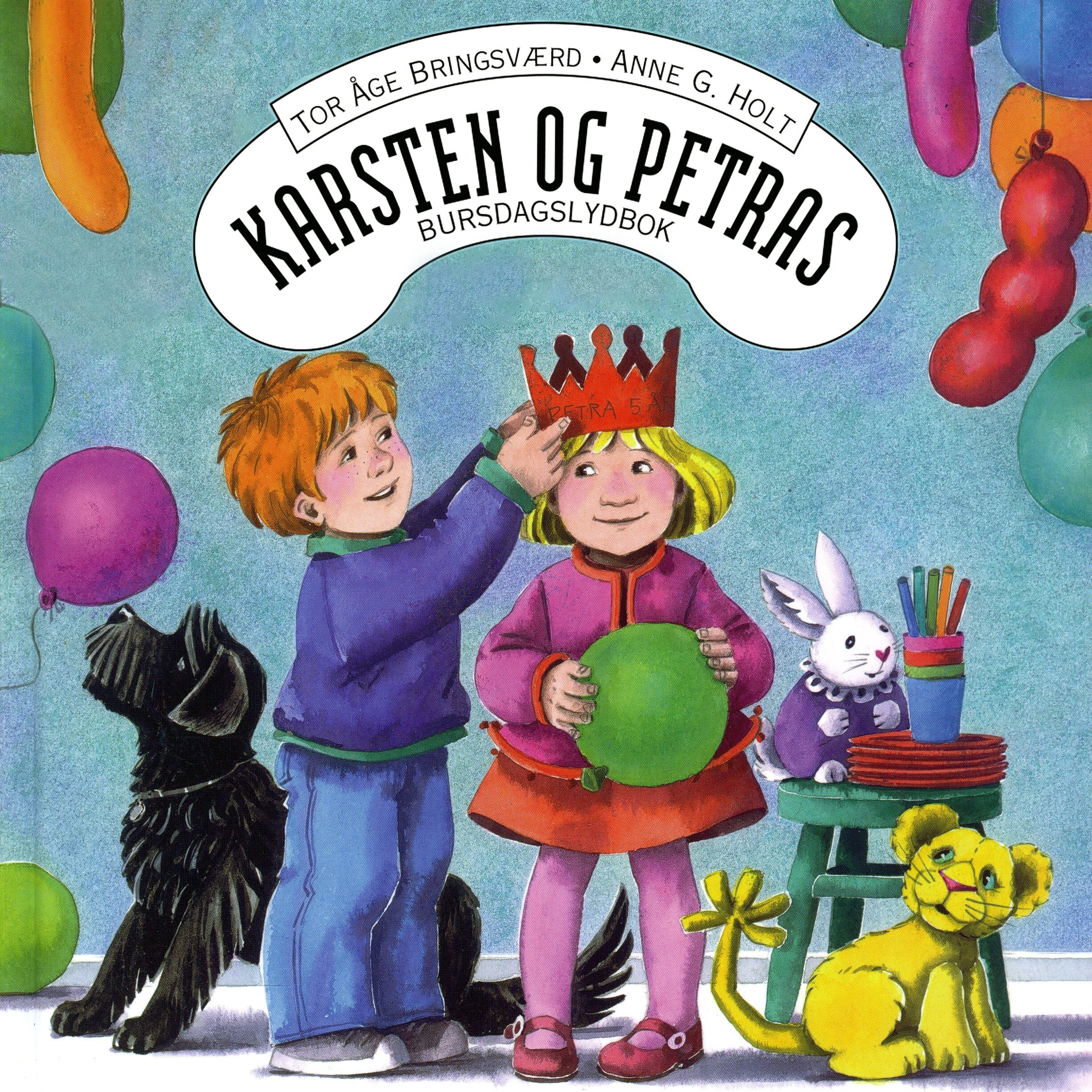 Karsten og Petras bursdagslydbok - en lydbok full av sang og musikk