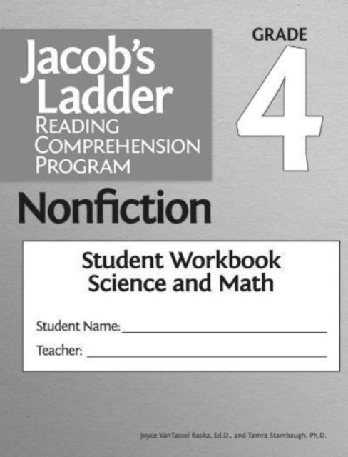 Jacob''s Ladder Reading Comprehension Program - Nonfiction Grade 4, Student Workbooks, Science and Math (Set of 5)