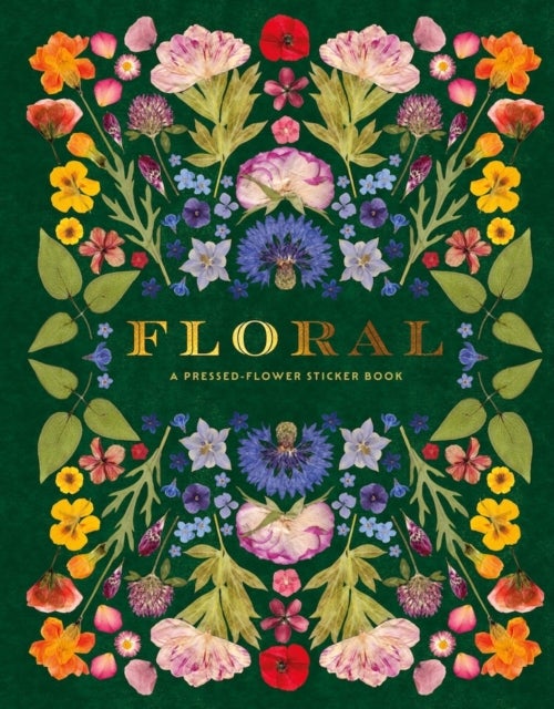 Floral - A pressed-flower sticker book