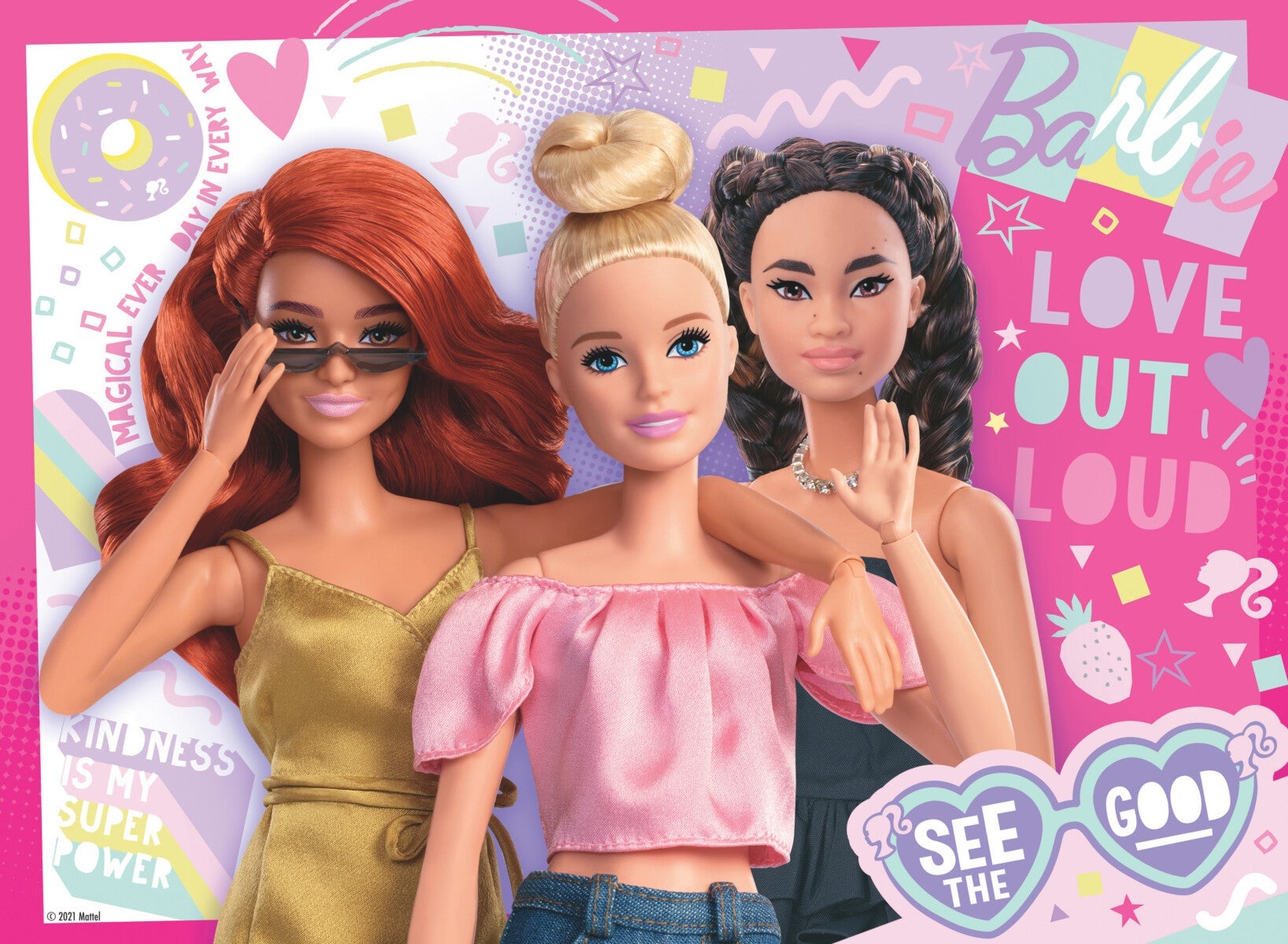 Puslespill 100 Barbie Ravensburger