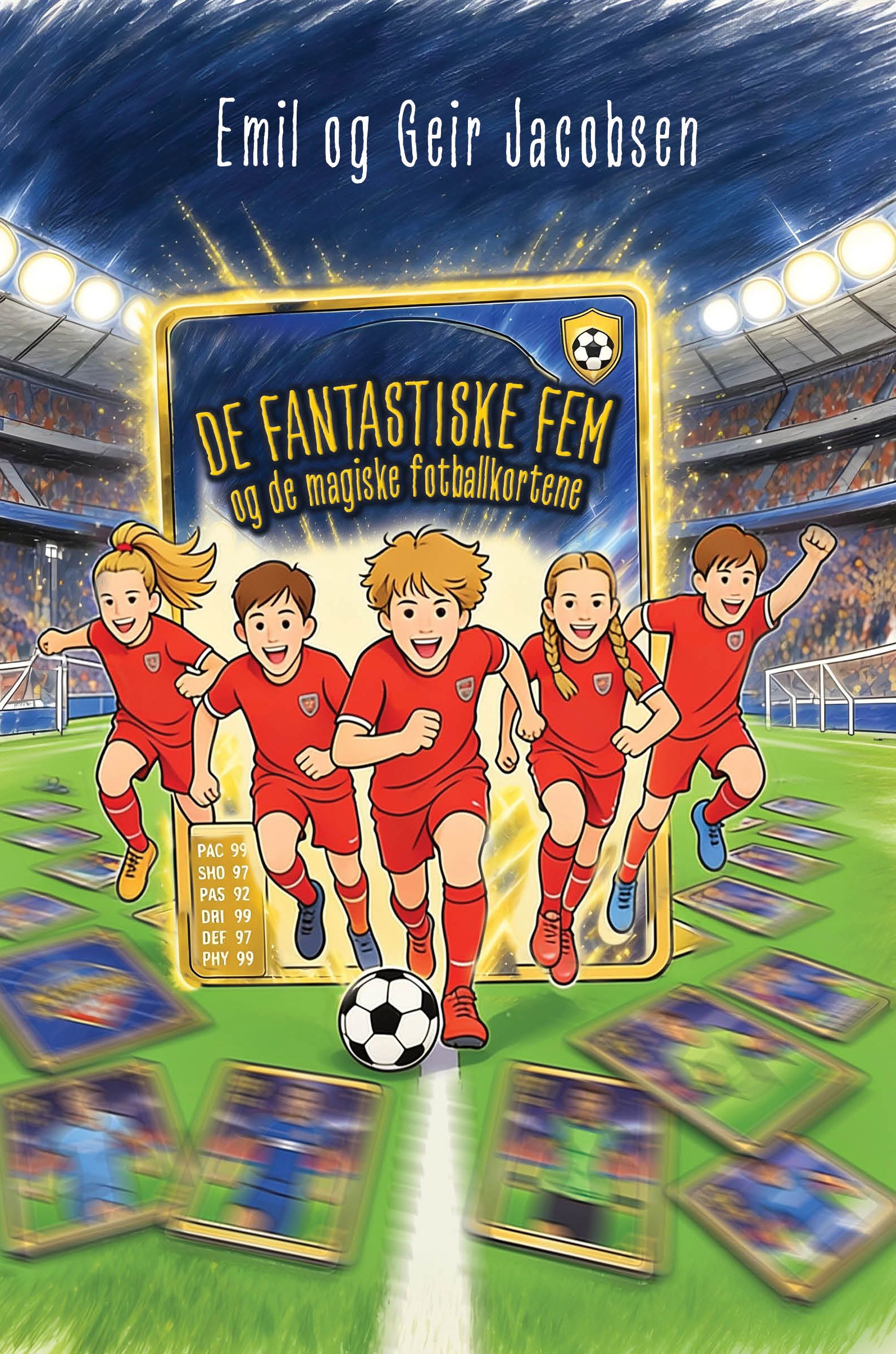 De fantastiske fem og de magiske&nbsp;fotballkortene