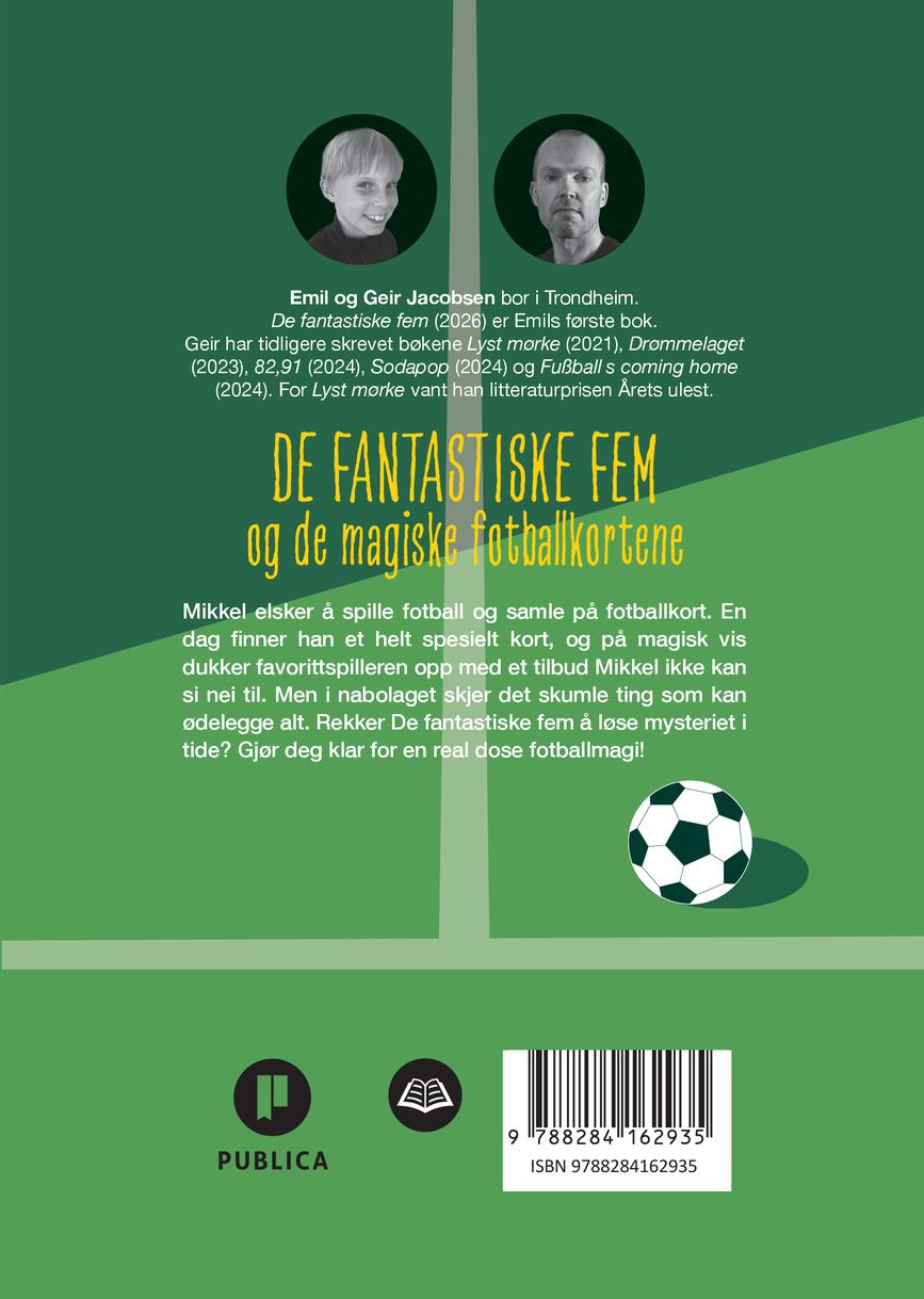 De fantastiske fem og de magiske&nbsp;fotballkortene