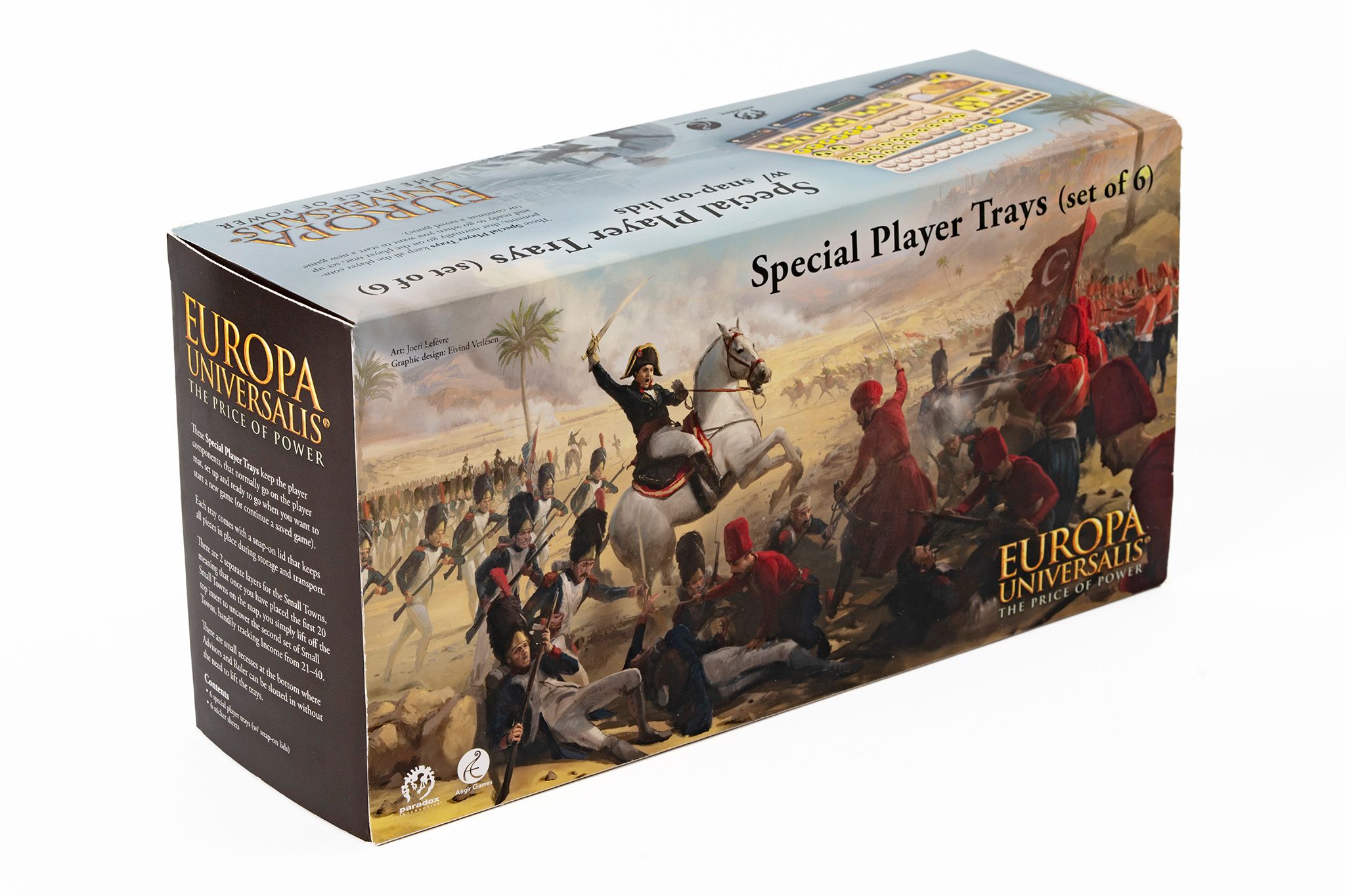 Europa Universalis : special player trays : set of 6