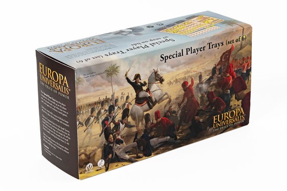 Europa Universalis : special player trays : set of 6