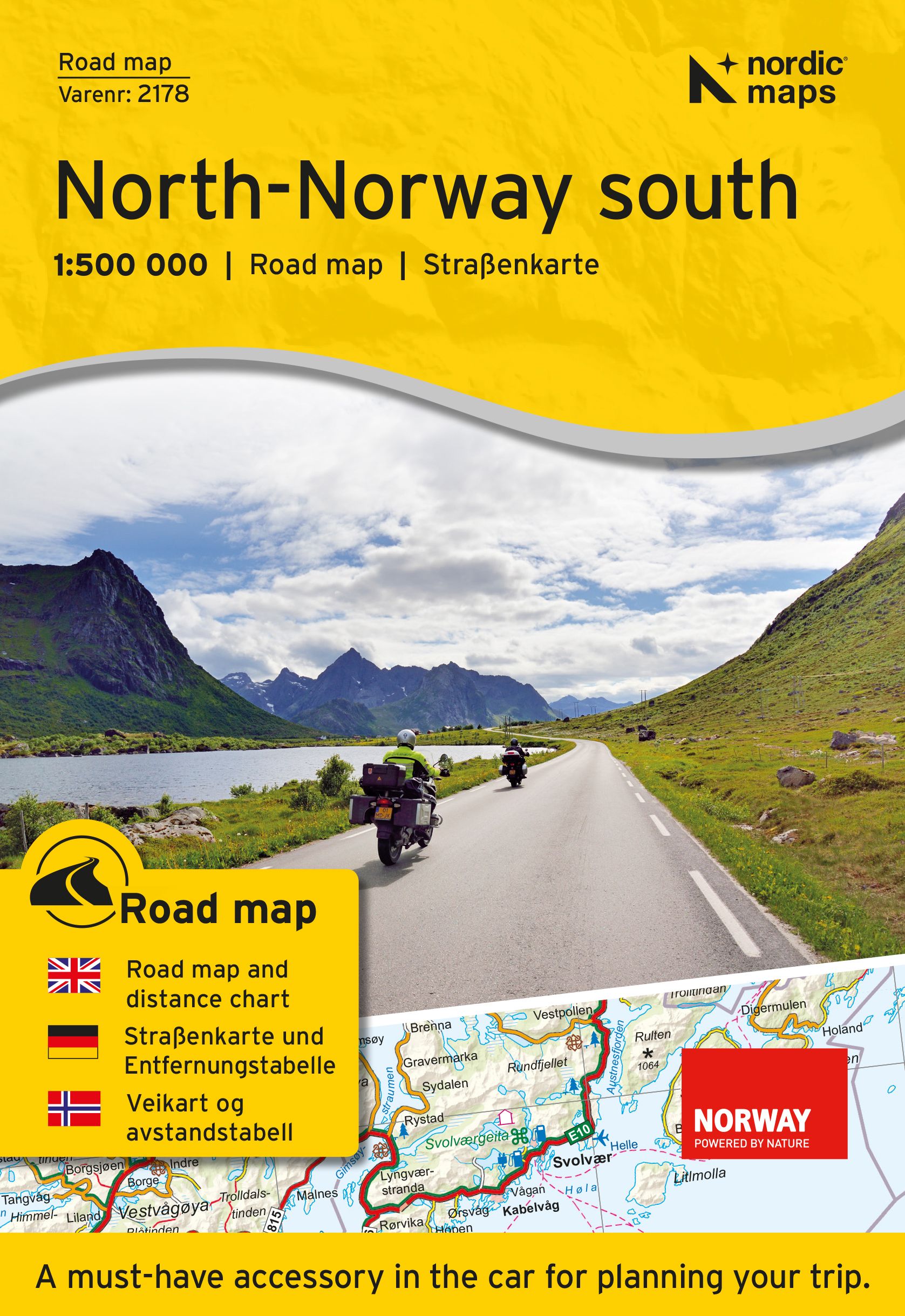 Veikart Nord-Norge Sør