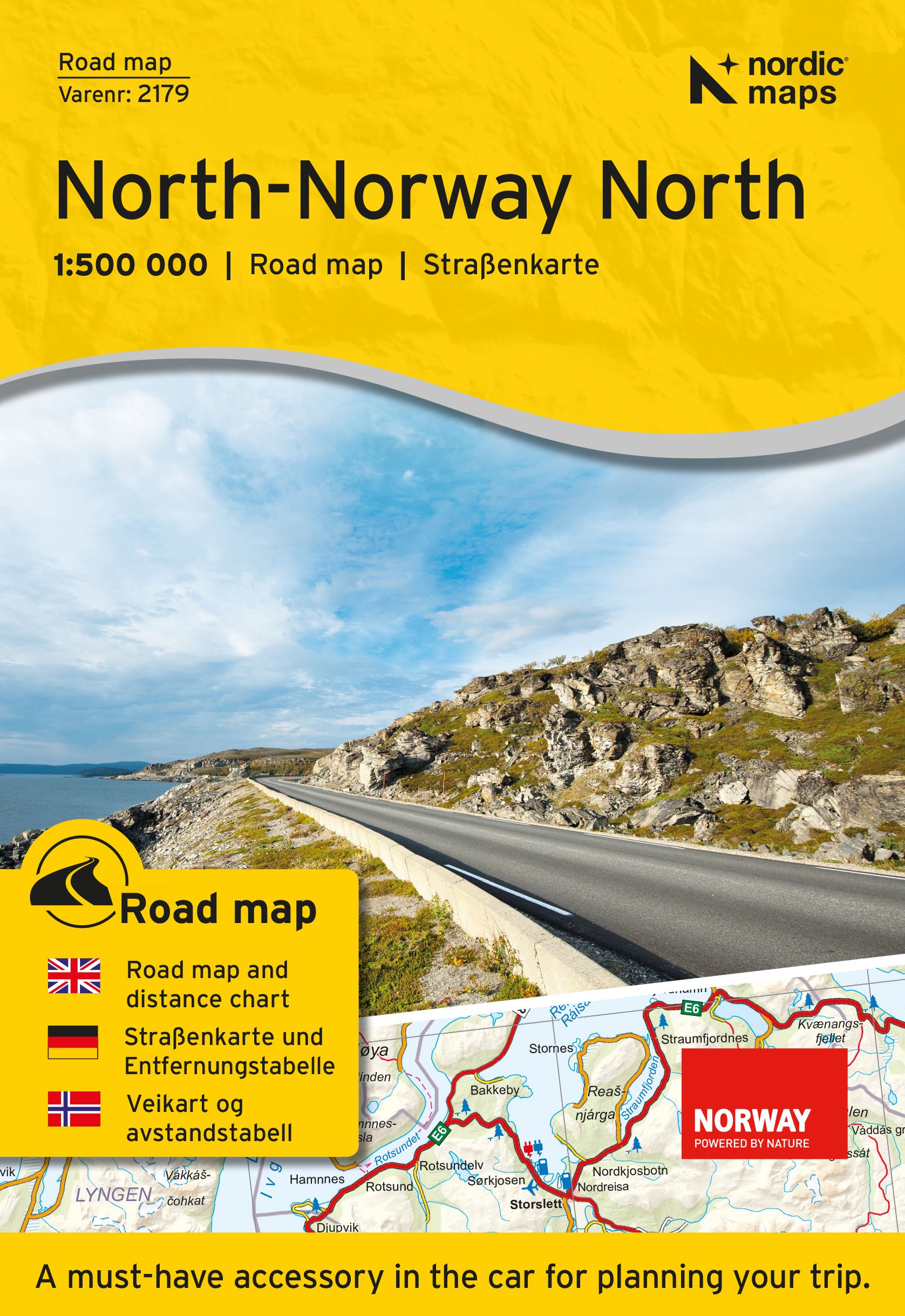 Veikart Nord-Norge Nord