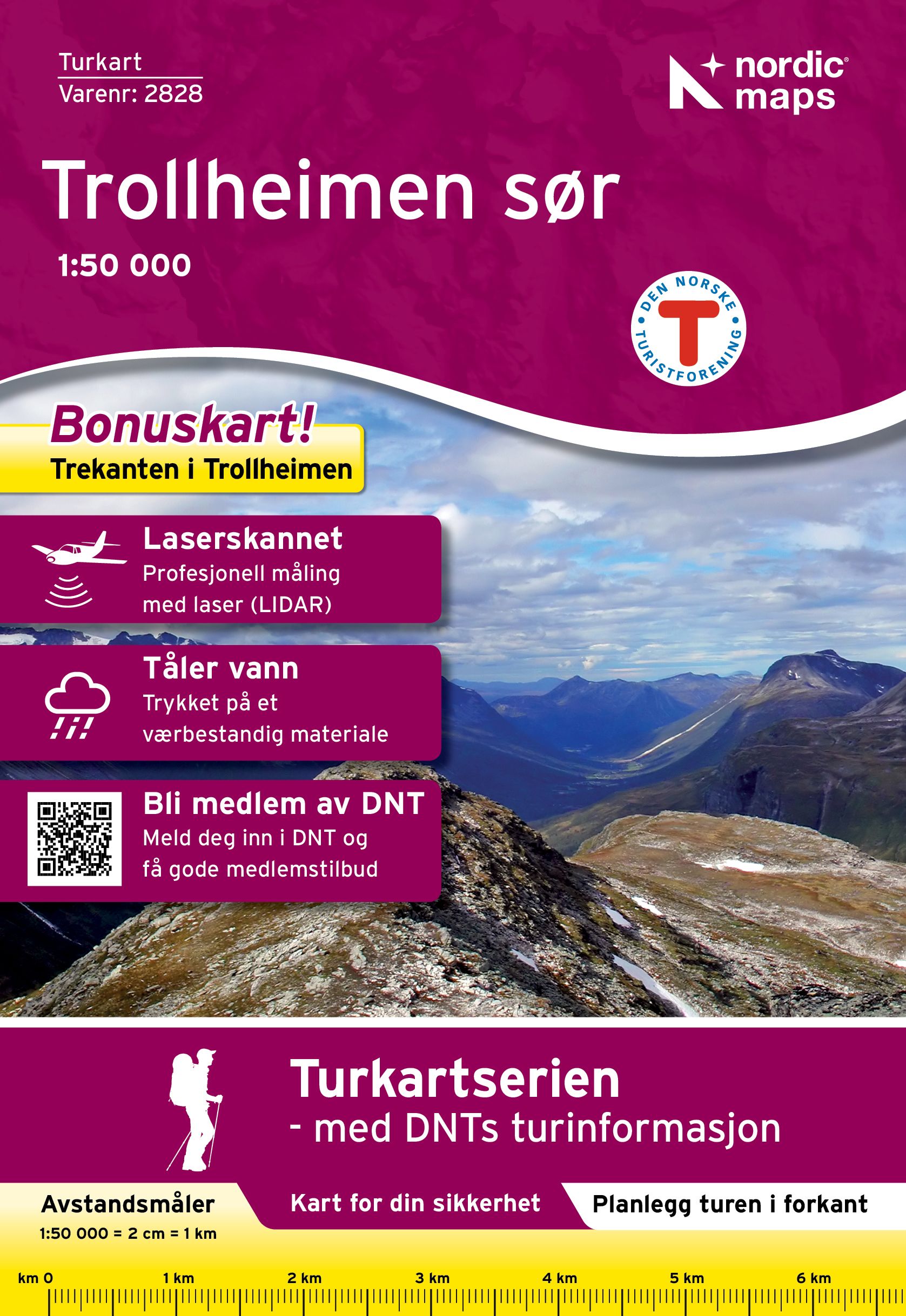 Trollheimen Sør DNT i plast