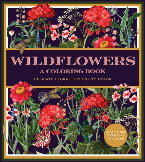 Wildflowers: A Coloring Book - Delicate Floral Designs to Color