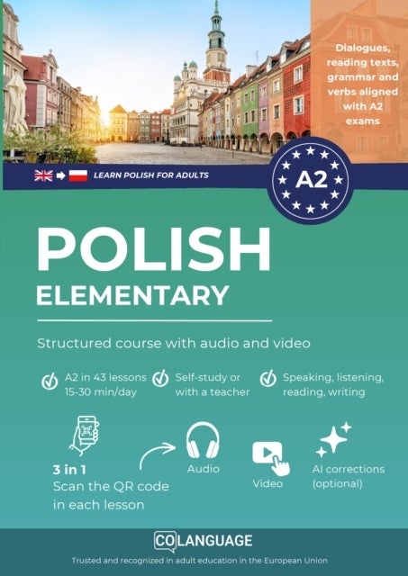 Learn Polish A2 elementary. Structured course with audio and video - Learn Polish A2 with activities, grammar, exercises and vocabulary. Great for self-study or...