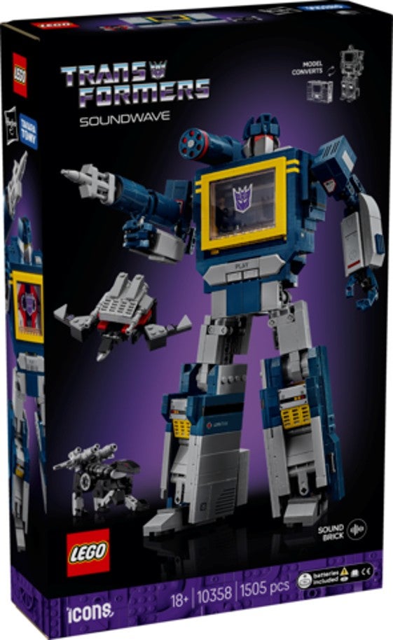 Lego Transformers: Soundwave 10358