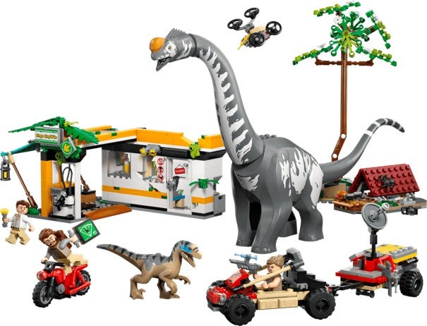 Lego På sporet av titanosaurus og raptor 76973