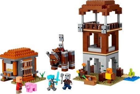 Lego Røvernes utpost og olmt beist 21278