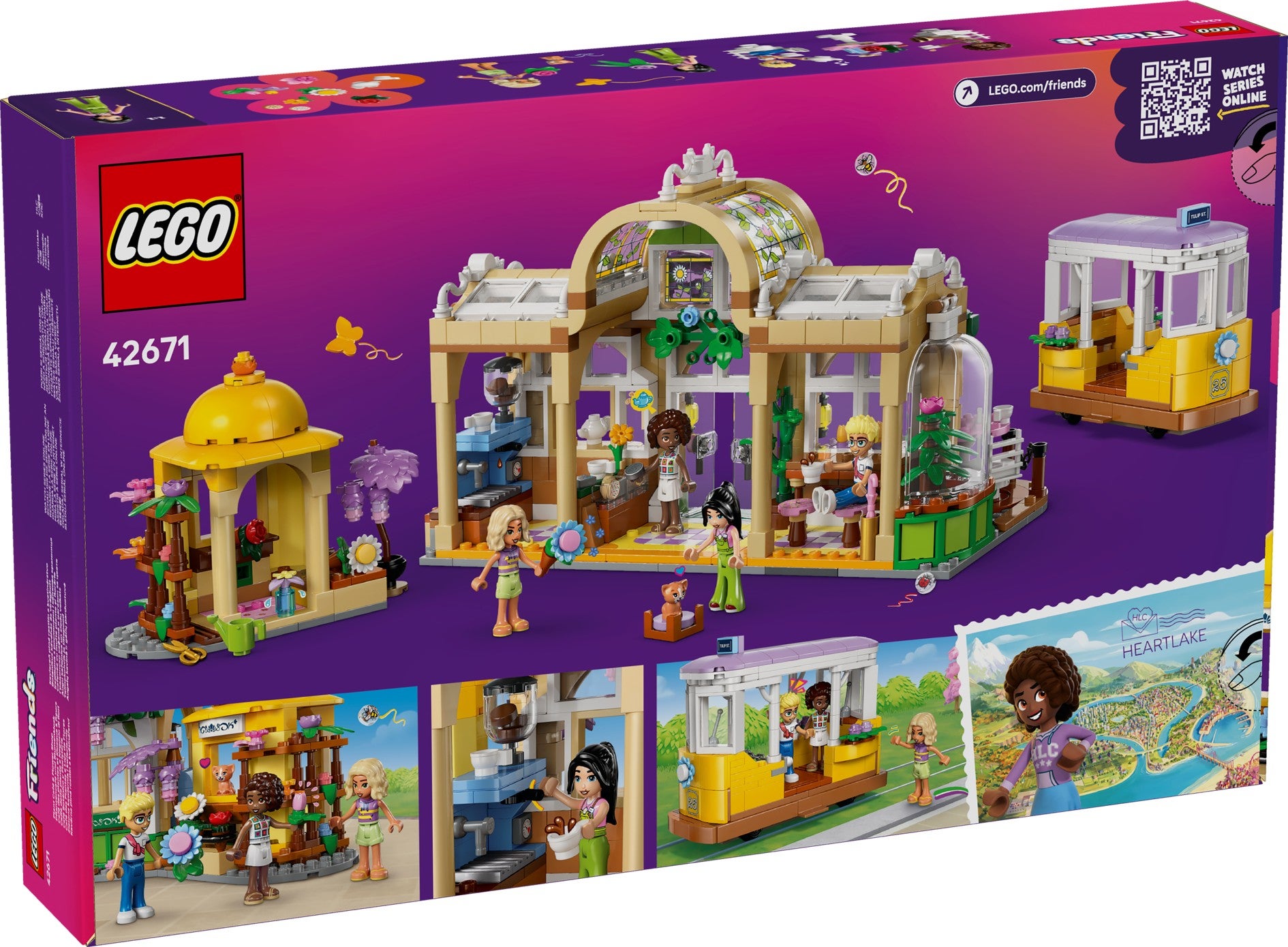 Lego Kafé med blomsterbutikk 42671