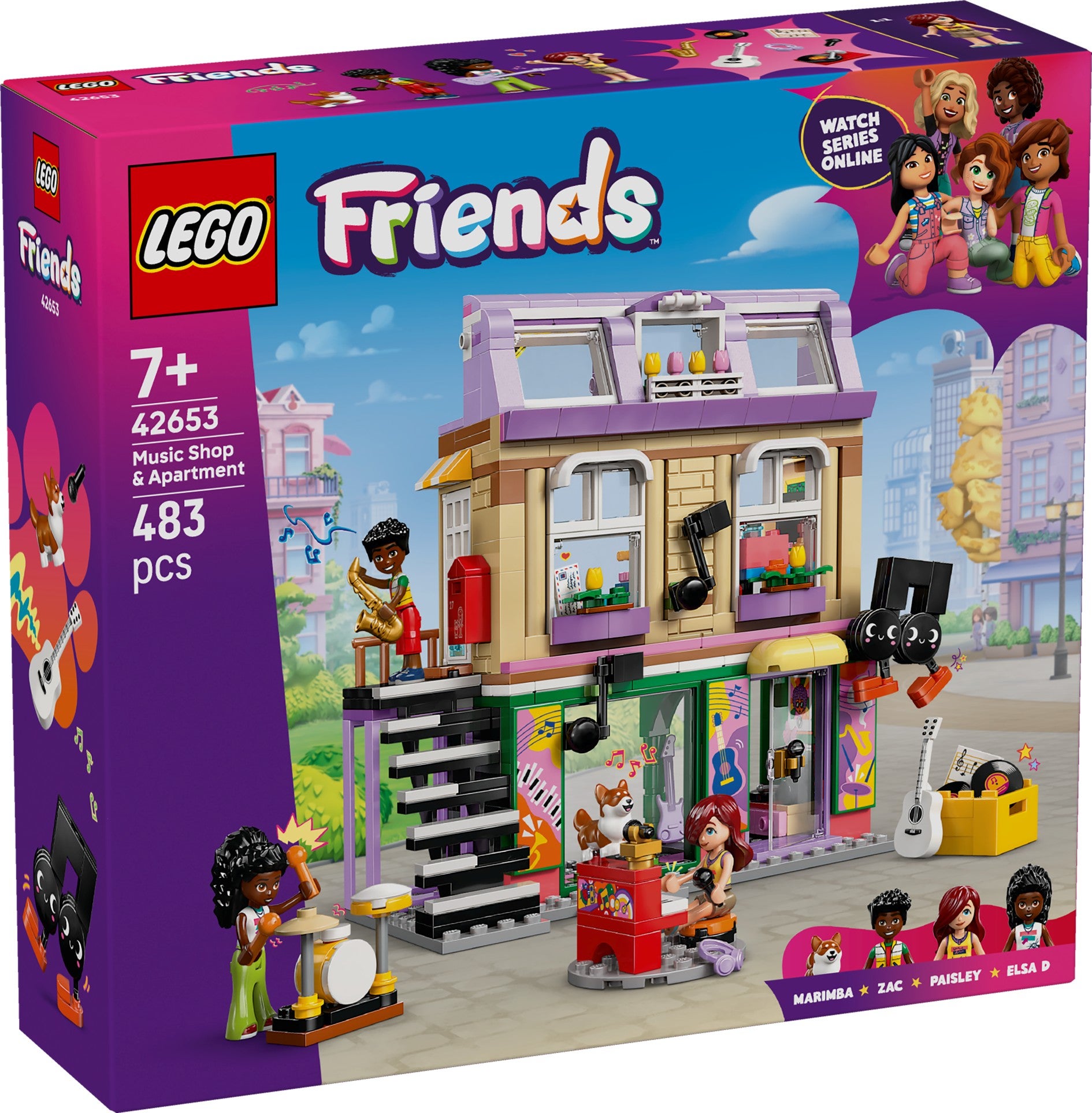 Lego Musikkbutikk og leilighet 42653