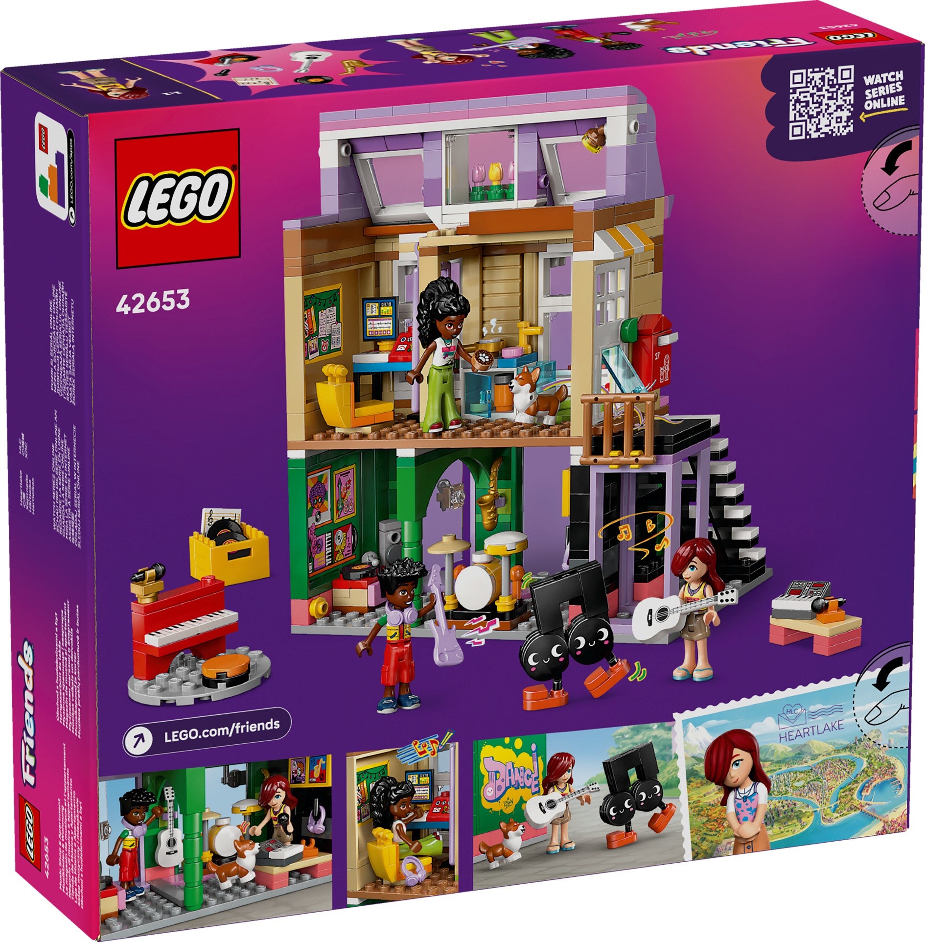 Lego Musikkbutikk og leilighet 42653