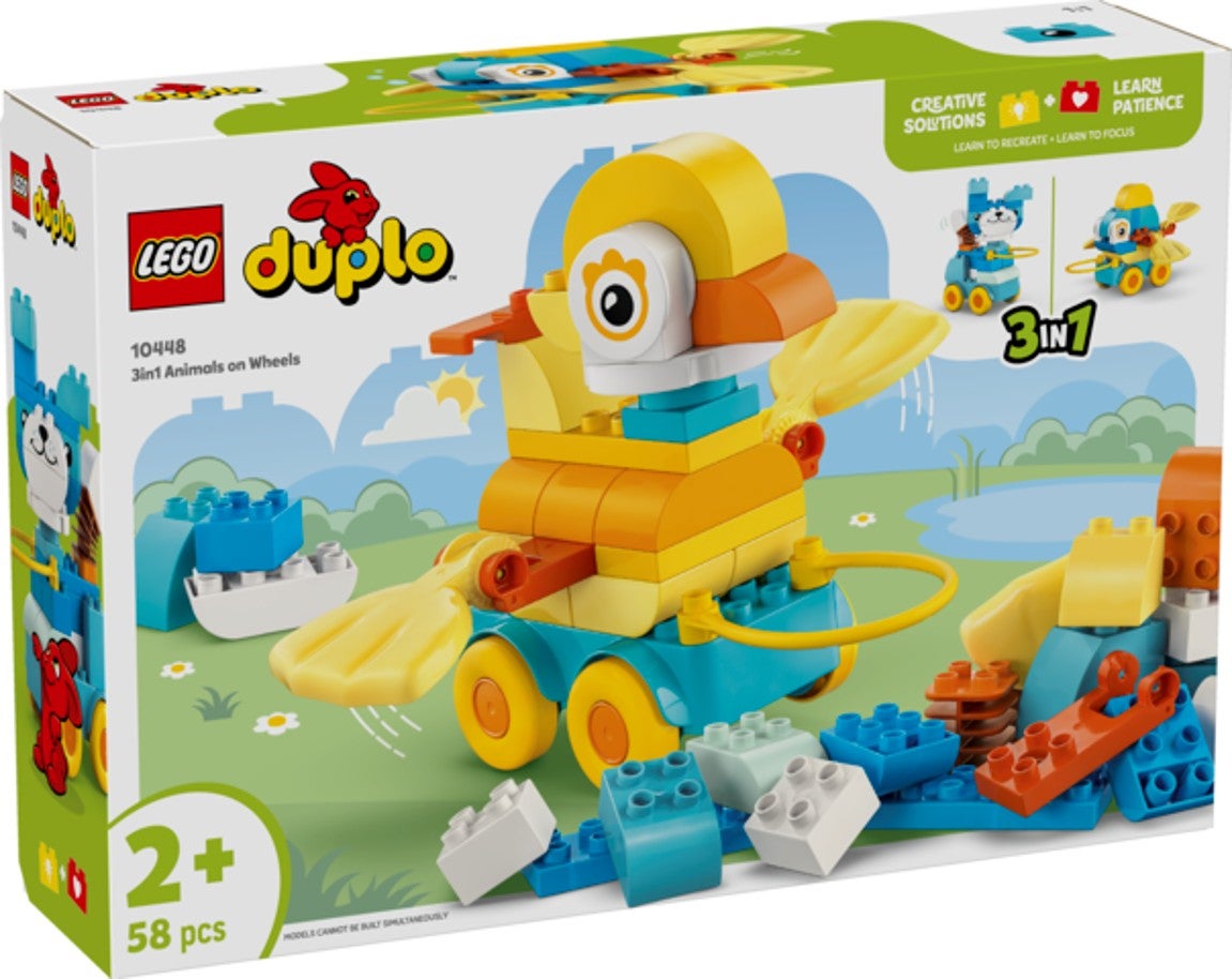Lego 3-i-1 Dyr på hjul 10448