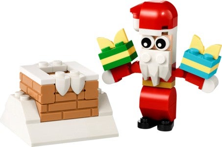 Lego Julenissemoro med pipe 30692