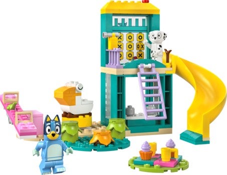 Lego Moro på lekeplassen med Bluey og Chloe 11201