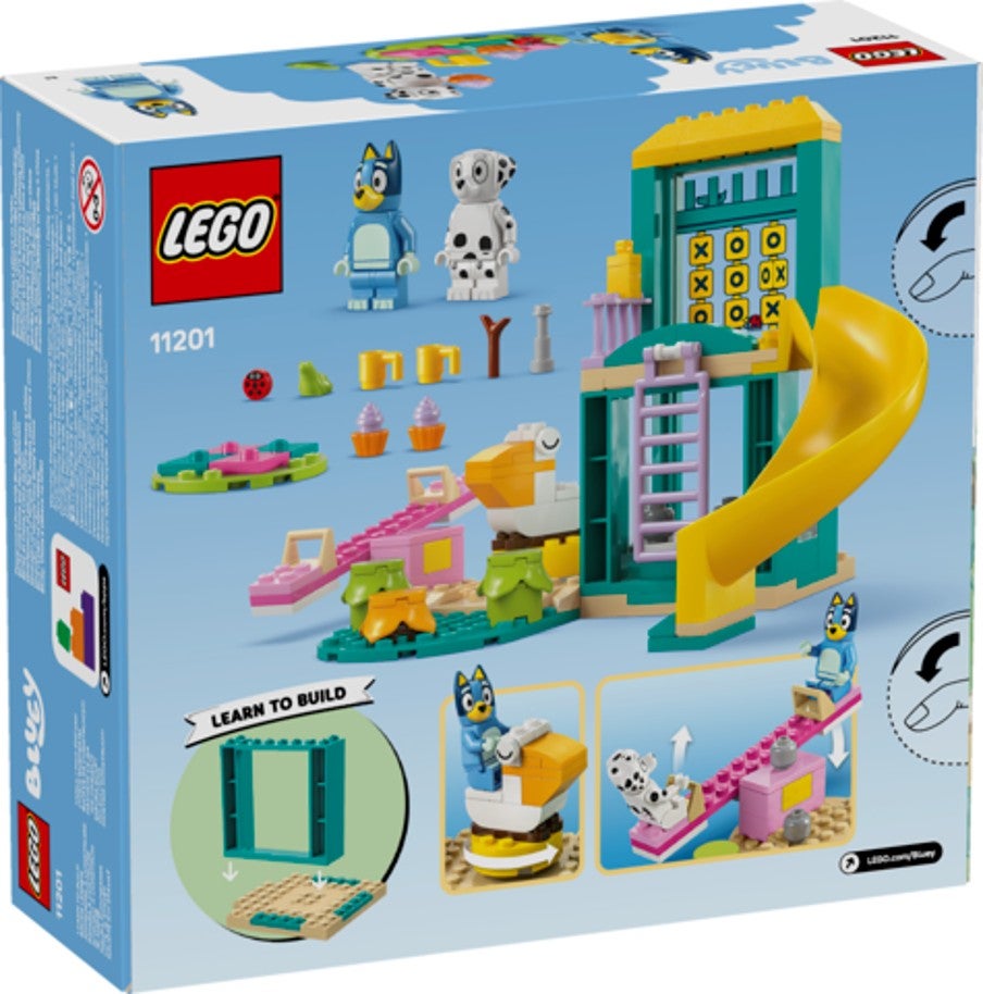 Lego Moro på lekeplassen med Bluey og Chloe 11201