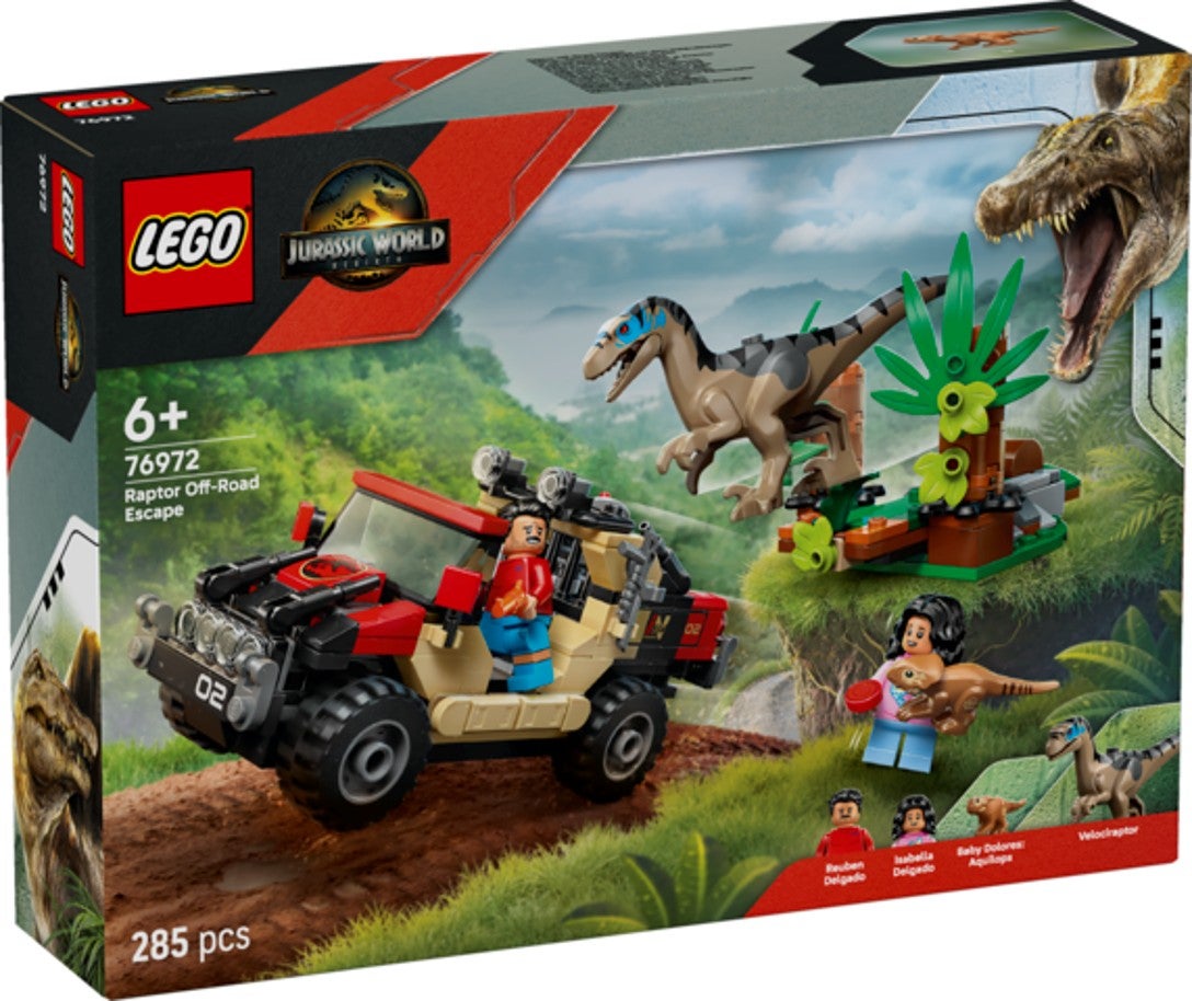 Lego Raptorflukt i terrengbil 76972