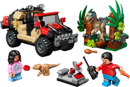 Lego Raptorflukt i terrengbil 76972