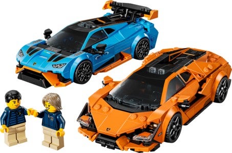 Lego Lamborghini Revuelto og Huracán STO 77238