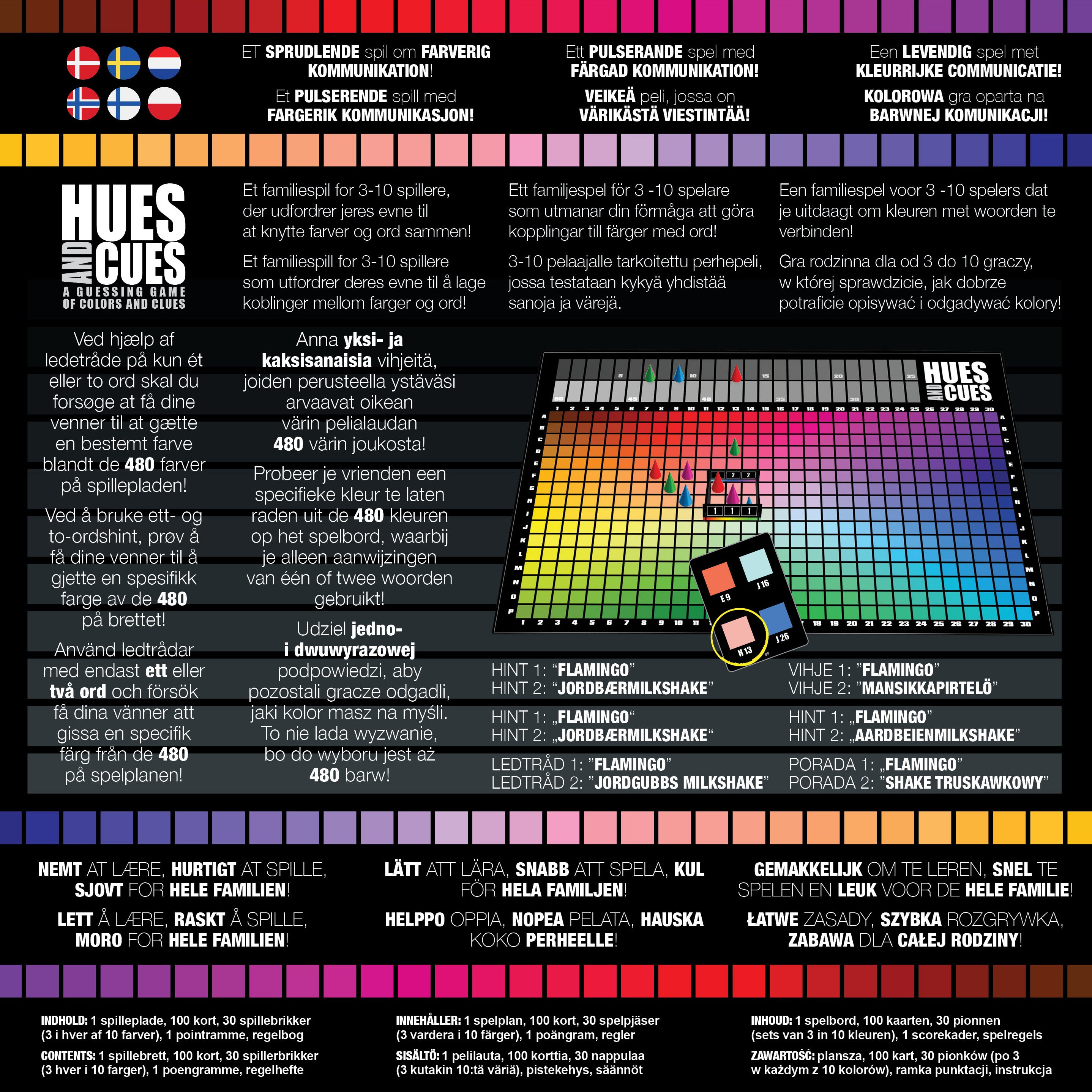 Spill Hues And Cues