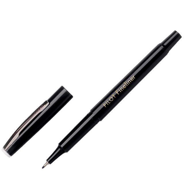 Fiberpenn Pilot Fineliner sort